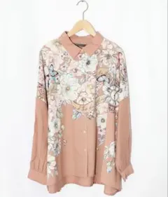 イズスカラー　is scolar 561218：花柄布帛シャツのサムネイル