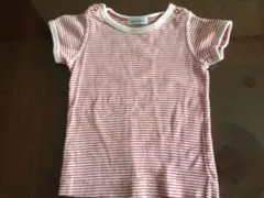 ファミリア 赤ボーダーTシャツ 60