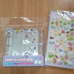 【新品】スヌーピーシール帳+シールセット