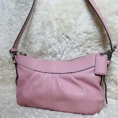 COACH コーチ フェイショルダーバッグ ボウ リボン パープル - メルカリ