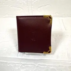 Cartier マストライン 名刺入れ カードケース ボルドー - メルカリ