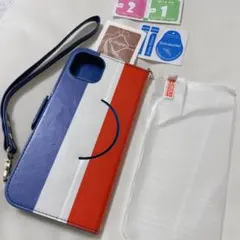 iPhone14 Plus ケース+フィルム　手帳型カバー　MagSafe対応