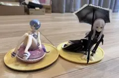 リゼロ レム 一番くじ B賞、C賞フィギュア 2体セット