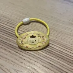 サンリオキャラクターズ　刺繍ヘアゴム　ポムポムプリン　サンリオ