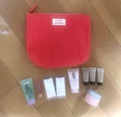 大特価！CLARINS CLINIQUE トライアルセット ポーチ付き 化粧水