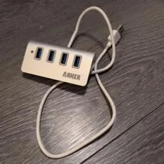 ANKER 4ポート USBハブ シルバー