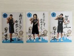 シーホース三河 選手 ニューイヤーカード 3枚セットのサムネイル