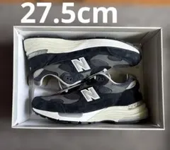 【27.5cm】ニューバランス Made in USA 992NY ネイビー