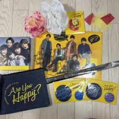 嵐　Are You Happy? グッズセット　銀テープ、お花付き
