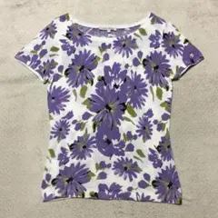 LAURA ASHLEY ローラアシュレイ 花柄総柄 半袖カットソー Tシャツのサムネイル