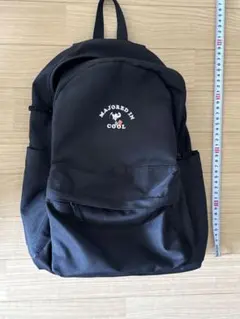 【美品】子供塾、習い事用 スヌーピーワッペン 黒リュックのサムネイル