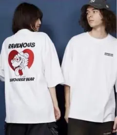 RAVENOUS バックプリント オーバーサイズTシャツ 白 L 新品のサムネイル