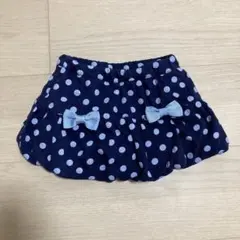 【anyFAM】　水玉　スカート 100cm パンツ付き