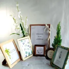 ウェディング　ウェルカムスペース　アートフラワー付き