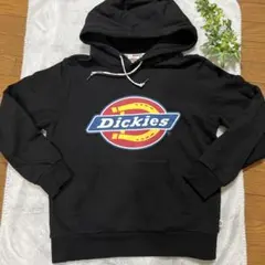 【未使用に近い美品】【Dickies】男女兼用／フード付きパーカー★Lサイズ★黒