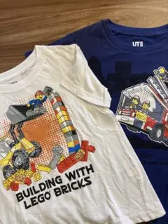 110レゴデザインTシャツ2枚セット