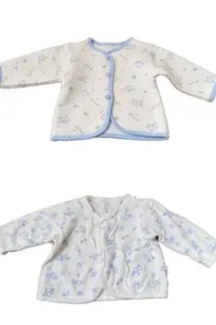 ベビー肌着 前開きデザイン 50〜60