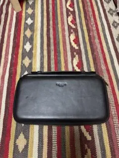 美品 COACH コーチ トラベルオーガナイザー ダブルジップ シグネチャー 黒