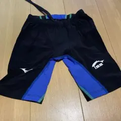 Mizuno 競泳水着 M 黒/青 I.S.S.