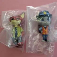 石*猫様 ズートピア　ニック・ワイルドとジュディ・ホップス 2点セット