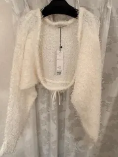 【COCODEAL】ホワイト カーディガン サイズ2