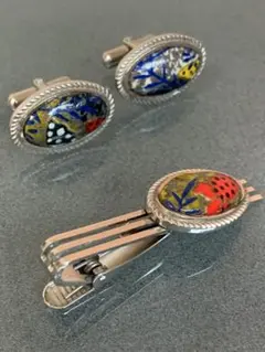 『 ネクタイピン ・ カフスボタンセット 』