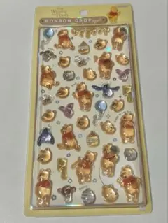 正規品 ボンボンドロップシール ディズニー くまのプーさん Disney