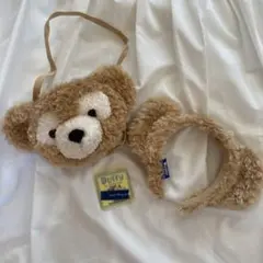 ダッフィー カチューシャ&ポシェット2点セット