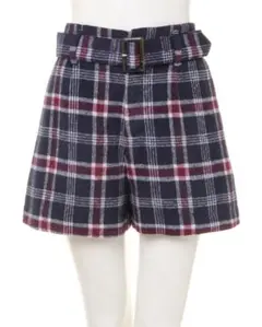 INGNI シャギーチェックショートパンツ