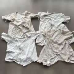 ベビー短肌着2枚　コンビ肌着2枚　4点セット