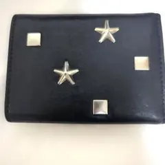 JIMMY CHOO ジミーチュウ　三つ折り財布 スタースタッズ ブラックのサムネイル