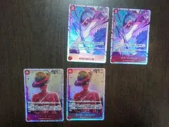 【ワンピカード】師弟の絆 モンキーDルフィ ボアハンコック SR 赤