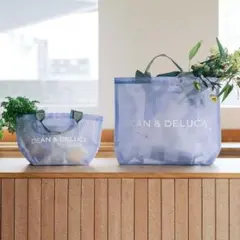 DEAN&DELUCA メッシュトートバッグ ライラック S L 2個セット新品