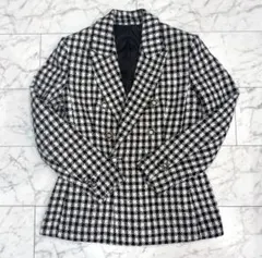 ZARA ダブルブレストジャケット チェック柄