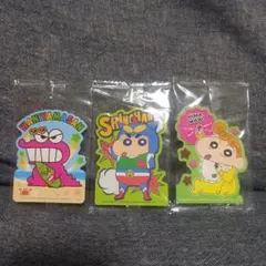 クレヨンしんちゃん　でかチョコビ　オマケシール3枚セット