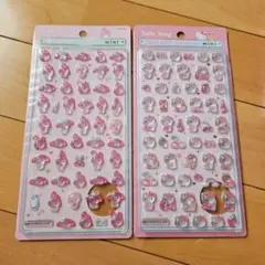 国内正規品　サンリオボンボンドロップシールmini 2種セット