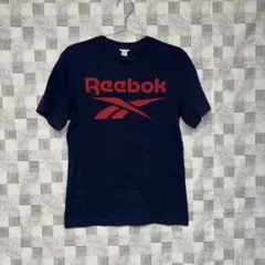 Reebok リーボック 半袖Tシャツ ネイビー レッドロゴのサムネイル