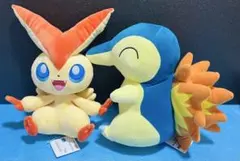 ポケットモンスター　もふぐっとぬいぐるみ　～ヒノアラシ・ビクティニ～　２体セット