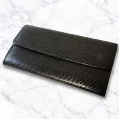 ルイヴィトン エピ 長財布 黒 ブラック 本革