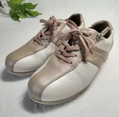 【良品】Pedala/ウォーキングシューズ/アイボリー/ベージュ/25.0cmのサムネイル