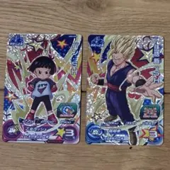 スーパードラゴンボールヒーローズ パン:SH 孫悟飯:SH 2枚セット