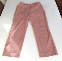 ユニクロ スマートアンクルパンツ ピンク Ｌサイズ