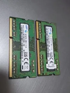 Samsung ノートPC用メモリ 4GB 2枚セット 計8GBのサムネイル