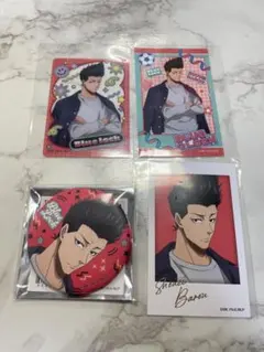 ブルーロック　東京タワー　馬狼照英　缶バッジ　　ミニフォトカード　ブルロ