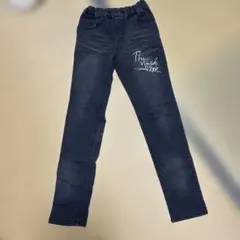 【美品】WASK裏起毛デニム150 ブラック