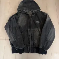 9090Bullet Logo DenimZipHoodieデニムジャケット M