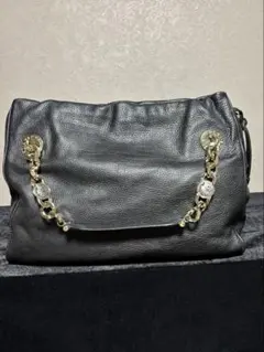 BVLGARI ハンドバッグ ブラック ゴールド金具のサムネイル