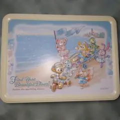 ♡ダッフィーフレンズ♡ディズニーシー　ファインドユアビューティフルブルー　空き缶