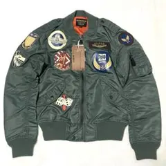 【未使用タグ付き】AVIREX L-2B フライトジャケット セージグリーン