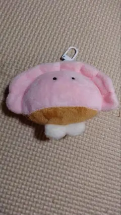求心フレンズ ぬいぐるみキーホルダー ピンク餃子 ダイソー